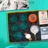 Peaceful Jade Tea" gift box – a Vietnamese tea gift set for boss with oolong tea, lotus tea, and tea ceremony tools, sending a wish of peace and joy