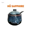 The Fire-Glazed Ceramic Spice Jar is a masterpiece of Bat Trang craftsmanship, exquisite down to every detail, making it a perfect addition to your kitchen accessories collection. Crafted from Vietnamese ceramics, this jar is not just a functional piece but also a unique souvenir that adds elegance to any space