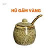 The Fire-Glazed Ceramic Spice Jar is a masterpiece of Bat Trang craftsmanship, exquisite down to every detail, making it a perfect addition to your kitchen accessories collection. Crafted from Vietnamese ceramics, this jar is not just a functional piece but also a unique souvenir that adds elegance to any space