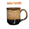 The Bat Trang Fire Glazed Ceramic Mug (250ml) showcases masterful craftsmanship, making it a unique tea and coffee mug that blends functionality with artistry - perfect as home decor, a Vietnamese ceramic treasure, and a meaningful souvenir