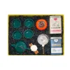 Peaceful Jade Tea" gift box – a Vietnamese tea gift set for boss with oolong tea, lotus tea, and tea ceremony tools, sending a wish of peace and joy