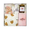"Happy New Mom" Gift Box – an elegant gift set for new moms, overflowing with love for both mom and baby, featuring premium and safe gifts for baby and a thoughtful gift set for newborn care