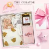 "Happy New Mom" Gift Box – an elegant gift set for new moms, overflowing with love for both mom and baby, featuring premium and safe gifts for baby and a thoughtful gift set for newborn care
