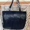 Bling tote bag from old jeans serves as a sustainable fashion accessory that helps you shine everywhere, transforming recycled materials into a convenient handbag that makes a unique and meaningful birthday gift