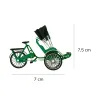 The Vietnamese Cyclo Magnet from the Little Vietnam Collection is a beautifully handcrafted souvenir, perfect for adding a touch of Vietnamese culture to your space—a unique Vietnamese-inspired refrigerator magnet that makes a memorable keepsake or gift