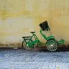 The Vietnamese Cyclo Magnet from the Little Vietnam Collection is a beautifully handcrafted souvenir, perfect for adding a touch of Vietnamese culture to your space—a unique Vietnamese-inspired refrigerator magnet that makes a memorable keepsake or gift