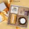 Hộp Quà "Relaxing Memory" giúp Cảm Nhận Hơi Thở Việt Nam qua Set Quà Nến Thơm Dừa Cùng Trà Atiso Kèm Cốc & Lót Ly tinh tế, là Quà Lưu Niệm Việt Nam và Quà Đặc Sản Tinh Tế đầy ý nghĩa.