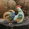Tượng gốm gà ngũ sắc – tượng gà bằng gốm nghệ thuật mang vượng khí cho không gian sống, tượng sành trang trí nhà, quà tân gia và quà lưu niệm Việt Nam ý nghĩa.