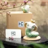 Tượng rắn hoa dây gốm sứ – tượng rắn sành đáng yêu mang nét uyển chuyển nghệ thuật, đồ gốm trang trí nhà cửa, quà tân gia và quà lưu niệm Việt Nam độc đáo