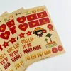 Bộ sticker "Yêu Nước" gồm 30 hình dán giấy kraft, là món quà lưu niệm Việt Nam nhỏ xinh giúp bạn mang tình yêu dân tộc đi khắp nơi và trang trí sổ tay thêm sinh động.