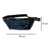 Striped Pattern Crossbody Bag from Old Jeans – an innovative fashion highlight crafted as an upcycled jeans bag, blending sustainable fashion with the perfect eco-friendly birthday gift.