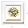 The "Peaceful Morning" Quilled Paper Flower Art is a gentle and pure greeting, perfect for adding a touch of handmade elegance to your home décor, making it an ideal housewarming or birthday gift