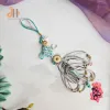 "Destined Love" gift set in "Light Teal" version embodies the energy of enduring relationships as a meaningful engagement offering featuring elegant feng shui decorative accessories representing authentic Vietnamese souvenirs