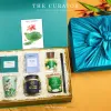 Hộp quà "Ngọc An" khi sản vật gửi lời yêu thương, set quà với đông trùng hạ thảo cùng mật ong, ly sứ, trà và quà tặng hương thơm tạo nên quà biếu cao cấp hoàn hảo