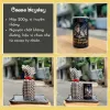 HeyDay pure cacao powder gift 200g packaged with original authentic flavor in a premium jar wrapped with Vietnamese plaid scarf, making a distinctive Vietnamese specialty gift.