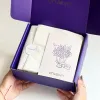 Feminine silk gift box featuring exclusive Vietnamese silk eye mask, hair tie and scarf set, creating gentle moments as perfect birthday gift for her