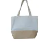 Túi tote thêu tên hoặc hình ảnh theo yêu cầu thể hiện trọn vẹn phong cách cá nhân, túi canvas phối cói có khóa kéo làm quà tặng cá nhân hóa và quà sinh nhật độc đáo.