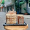 Set quà trần bì hộp tre 300gr với vị mặn ngọt hài hòa, mứt vỏ cam nguyên chất làm quà tặng đặc sản Việt Nam, set quà thủ công ấn tượng và quà biếu cao cấp
