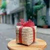 Sliced ginger candy bamboo gift box 350gr with natural refined flavor, featuring cold relief ginger as healthy candy making a perfect gift for family and Vietnamese specialty gift