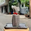 HeyDay pure cacao powder gift 200g packaged with original authentic flavor in a premium jar wrapped with Vietnamese plaid scarf, making a distinctive Vietnamese specialty gift.