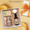 "Relaxing" gift box soothes tranquil moments with premium gift set featuring pink salt plus fragrance spray and soap made from natural ingredients, creating a perfect luxury present.