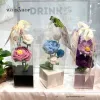 Hộp quà tặng len kết nối yêu thương với mica sang trọng, sản phẩm len đan tinh xảo làm quà sinh nhật thủ công ngọt ngào