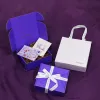 Set hộp và phụ kiện gói quà CHUS Exclusive nâng cấp món quà của bạn, hộp quà độc quyền màu tím sáng tạo kèm thiệp cùng ruy băng và sticker hoàn hảo