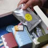 Hộp quà cá nhân hóa "Chiếc Bánh Yêu Thương" in tên và logo độc đáo với thiết kế 3D sáng tạo, set quà hạt và kẹo trang trí bàn làm việc và quà sinh nhật ý nghĩa.