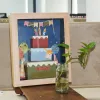 Hộp quà cá nhân hóa "Chiếc Bánh Yêu Thương" in tên và logo độc đáo với thiết kế 3D sáng tạo, set quà hạt và kẹo trang trí bàn làm việc và quà sinh nhật ý nghĩa.