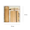 "Eco-Office" gift box delivering green message features premium gift set with unique bamboo office supplies, creating a high-end corporate gift and meaningful Vietnamese souvenir