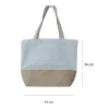 Túi tote thêu tên hoặc hình ảnh theo yêu cầu thể hiện trọn vẹn phong cách cá nhân, túi canvas phối cói có khóa kéo làm quà tặng cá nhân hóa và quà sinh nhật độc đáo.