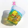 Hand-painted Little Prince glass cup with custom personalization adds touch of magic for dynamic days, serving as glass mug for home decor and personalized birthday gift.
