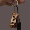 Móc khóa gỗ hình camera nét cổ điển độc quyền, móc khóa gỗ thật gọn nhẹ thủ công độc đáo quà tặng lưu niệm Việt Nam