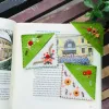 Bookmark vintage cá nhân hóa thêu tên theo yêu cầu, bookmark thêu tay vải nỉ kẹp đánh dấu trang sách phụ kiện thủ công quà lưu niệm đáng yêu
