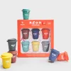 Neon coffee box 6 capsules convenient packaging for busy week, freeze-dried coffee 6 different flavors cold water brewing as Vietnamese gift