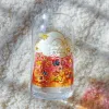 Ly thủy tinh vẽ tay Mưa Hoa thêm chữ theo yêu cầu, ly nghệ thuật lọ trang trí nhà cửa cốc văn phòng quà tặng cá nhân hóa sinh nhật độc đáo