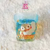 Custom hand-painted portrait glass cup with unfading impression, frosted personalized glass souvenir as personalized birthday gift