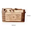 Real scale Leica M3 wooden camera assembly model creative handcraft experience, 139-operation wood model home decoration as Vietnamese souvenirs