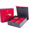 Hộp quà Trung Thu Thịnh Vượng trọn vị mùa trăng tròn, set quà bánh Trung Thu cao cấp và trà hộp quà sang trọng kèm túi đựng quà biếu Trung Thu