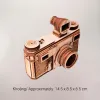Mô hình camera Kiev 4A gỗ tỉ lệ thật không gian cổ điển khó quên, mô hình máy ảnh gỗ thủ công trang trí nhà cửa quà lưu niệm độc đáo