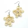 Bông tai Flora từ sợi dứa định nghĩa mới về trang sức thủ công, hoa tai thủ công từ thiên nhiên quà cho nữ lưu niệm Việt Nam