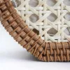 Túi xách mây đan tay Petal Woven nhẹ nhàng như cánh hoa rơi, túi xách tay thủ công công sở phụ kiện thời trang bền vững đồ lưu niệm Việt Nam