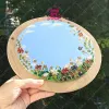 Hand-painted art mirror with custom name your own magic, art mirror premium wooden frame personalized gift Vietnamese souvenirs as birthday gift