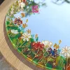 Hand-painted art mirror with custom name your own magic, art mirror premium wooden frame personalized gift Vietnamese souvenirs as birthday gift