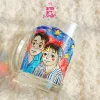 Ly thủy tinh có quai vẽ chân dung theo yêu cầu món quà không tìm được nơi khác, ly vẽ tay quà tặng cá nhân hóa sinh nhật sáng tạo cho bạn bè