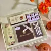 Hộp quà tặng socola Gold tôn vinh muôn vị socola, set socola tổng hợp kèm bột cacao hộp quà biếu đặc sản Việt Nam tặng doanh nghiệp