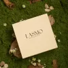 Lasmo scented candle gift set with 4×60g candles, premium fragrance paradise, elegant gift box, made with natural essential oils, sophisticated birthday present.