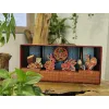 Mid-Autumn Memories gift box nostalgic childhood glow, Mid-Autumn gift box with 4 moon cakes creative design as moon festival gift set for partners