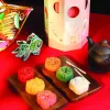 Wings Call The Wind Mid-Autumn gift box wrapping traditional moon festival memories, lantern gift box with cake Vietnamese souvenirs as gift for partner