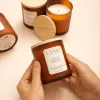 Velvet Twilight scented candle gift set with black pepper and amber fragrance, handcrafted with premium essential oils, perfect as a unique birthday gift